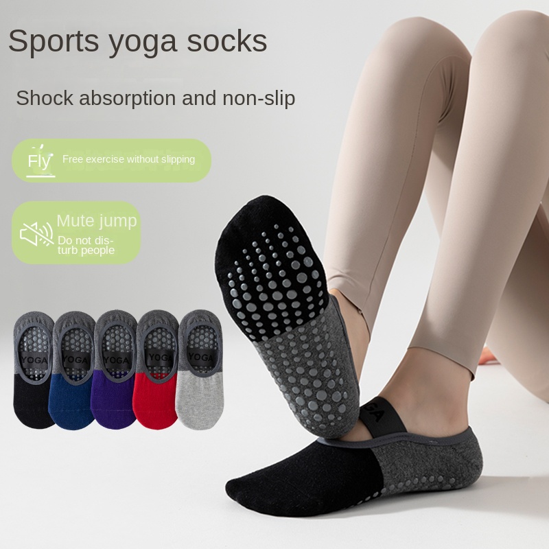 Pilates Yoga Origin - 5 Paar Cross-Border Professional Yoga-Socken, Baumwollsocken