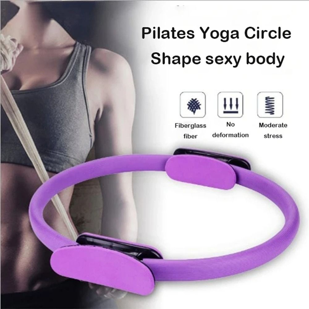 Pilates Yoga Ring - Yoga-Pilates-Ring Multifunktionaler Sport-Widerstandsring Yoga-Fitness-Ring Beckenboden-Muskeltrainingsring