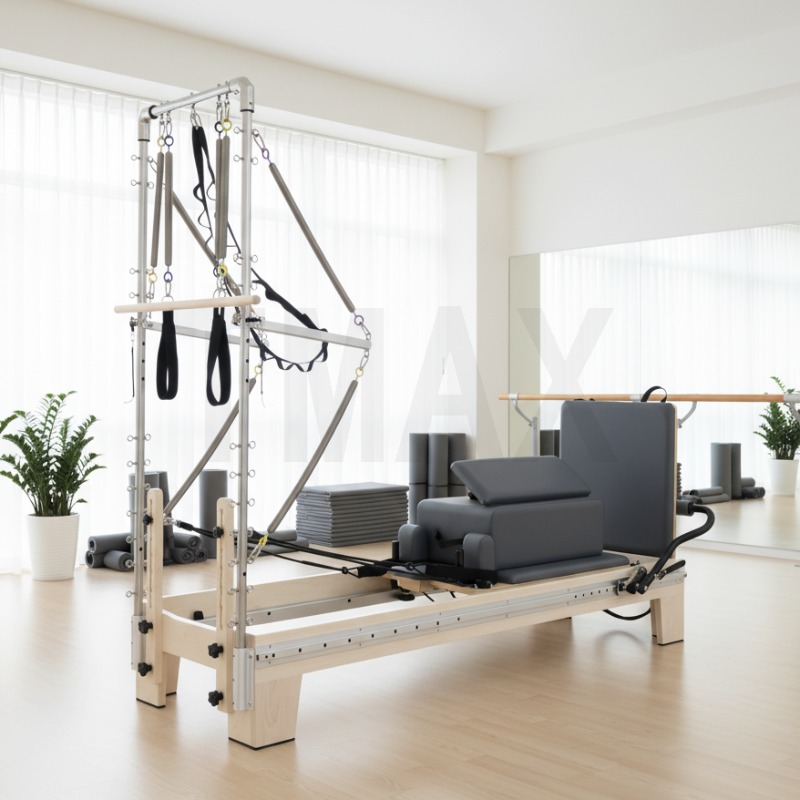 Pilates Yoga Home Workout - YTYIN Tmax Hochwertiger Halbtrapez-Kern aus Ahornholz