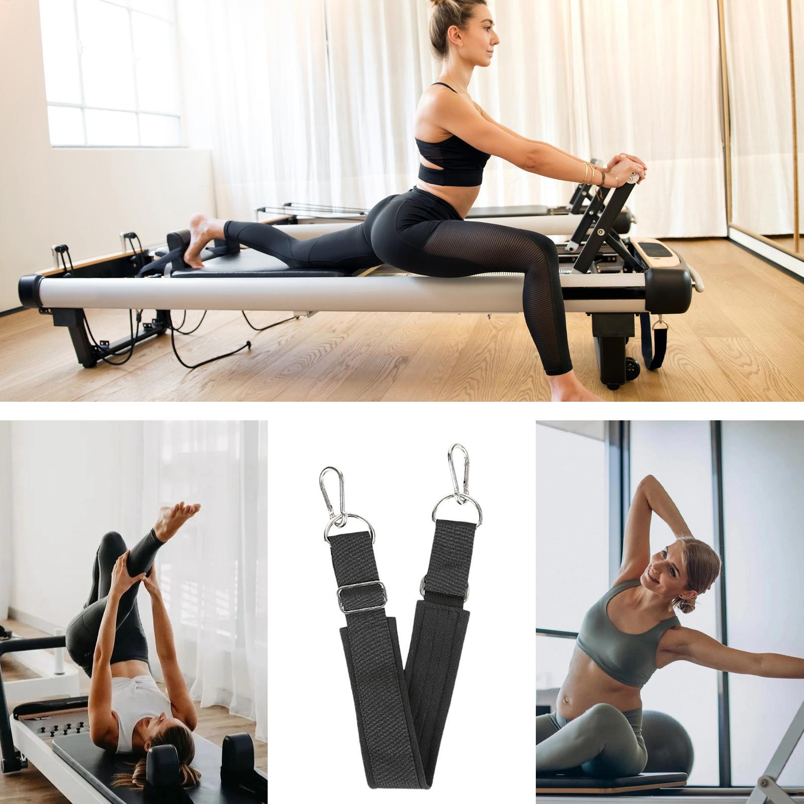 Pilates Yoga Origin - Pilates-Fußgurt, verdickt, verstellbar, rutschfest, strapazierfähig, Yoga-Pilates-Reformer-Fußgurt