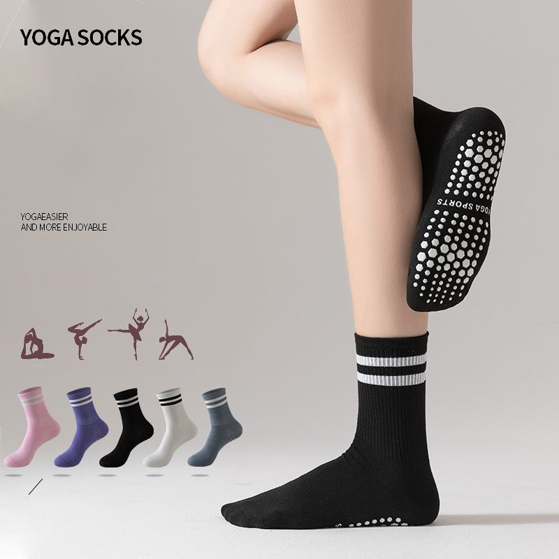 Pilates Yoga Origin - Dreamlikelin 1 Paar Damen-Yoga-Socken, rutschfeste, atmungsaktive