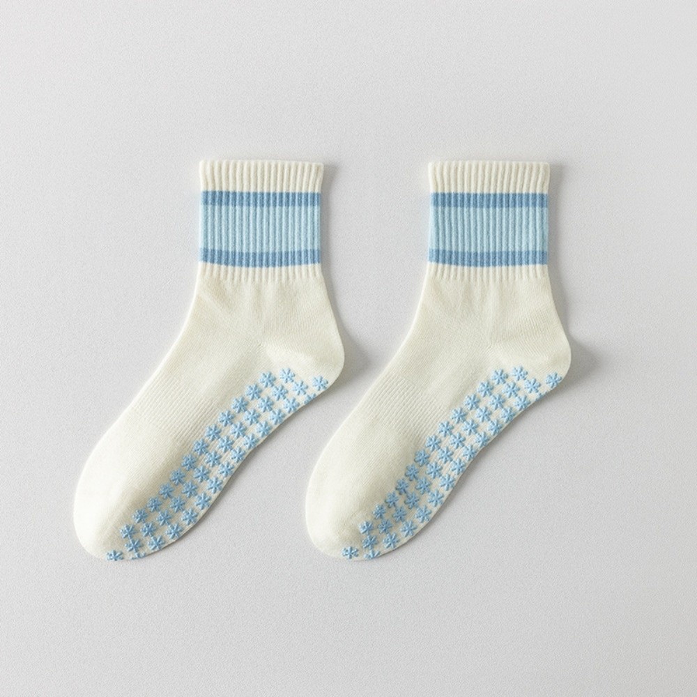 Pilates Yoga Youtube - Baumwoll-Pilates-Socken für Frauen Rutschfeste Griffige Hochelastische