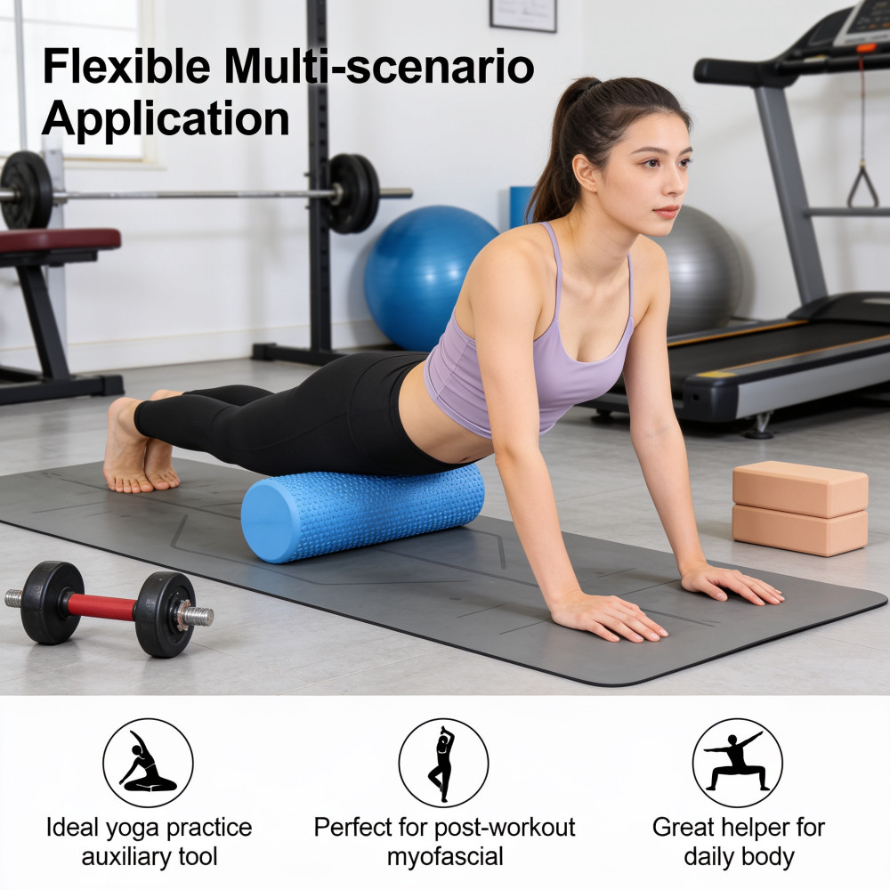 Yoga-Roller Runder EVA-Schaums – Pilates Yoga Home Workout Bewertung und Preis