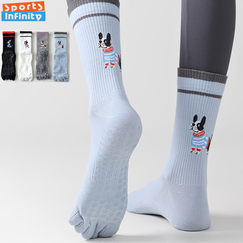 Nette Hund Druck Yoga Socken A – Pilates Yoga Fitness Bewertung und Preis