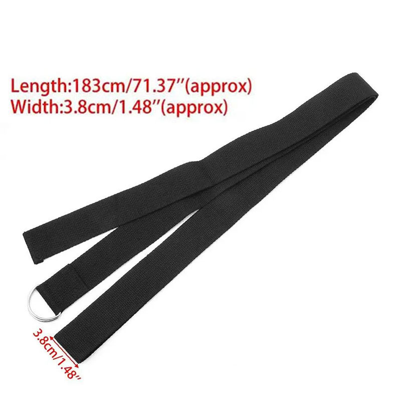 183*3,8 cm Yoga Strap Baumwoll – Pilates Yoga Ring Bewertung und Preis