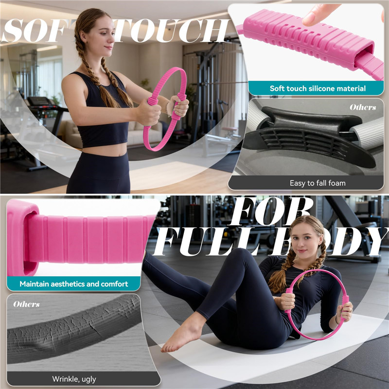 Umweltfreundlicher Doppelgriff – Pilates Yoga Ring Bewertung und Preis